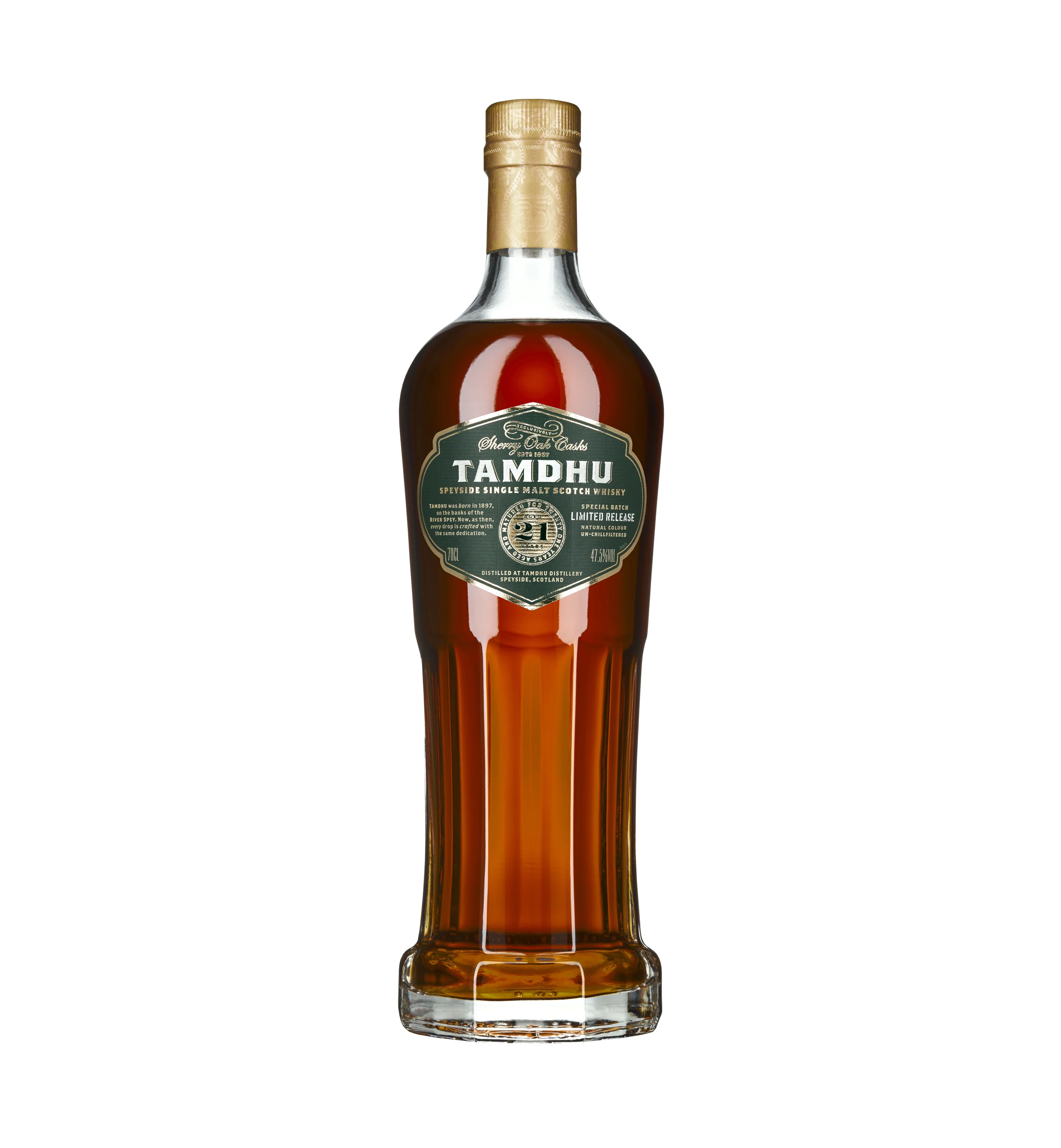 Tamdhu 21 éves whisky (0,7L / 47,5%)