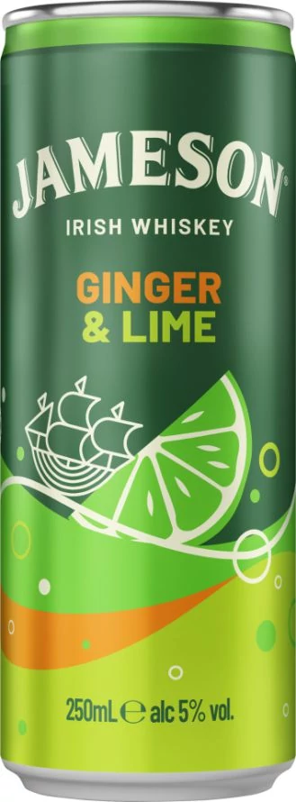 Jameson Ginger & Lime RTD DRS (0,25L / 4,9%)