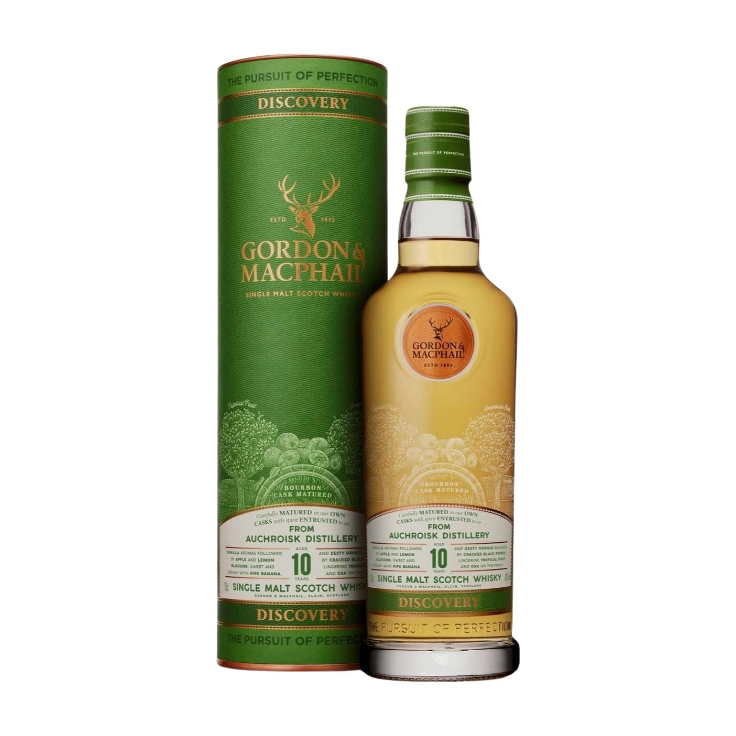 Auchroisk 10 éves Bourbon Gordon&MacPhail Discovery whisky DRS (0,7L / 43%)