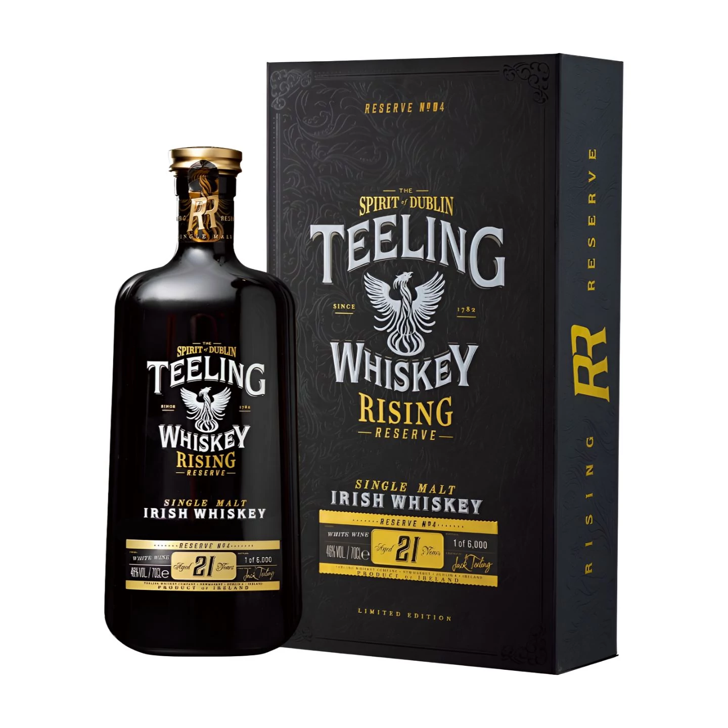 Teeling 21 éves Rising Reserve No. 4. White Wine Cask whiskey (0,7L / 46%)