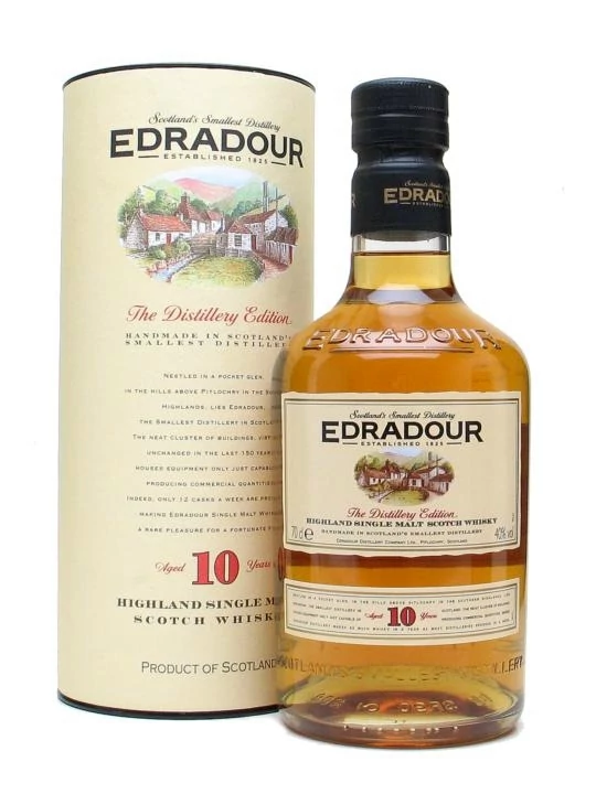 Edradour 10 éves whisky (0,7L / 40%)