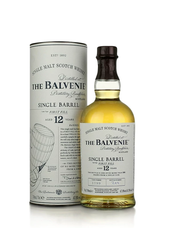 Balvenie 12 éves Single Barrel whisky (0,7L / 47,8%)
