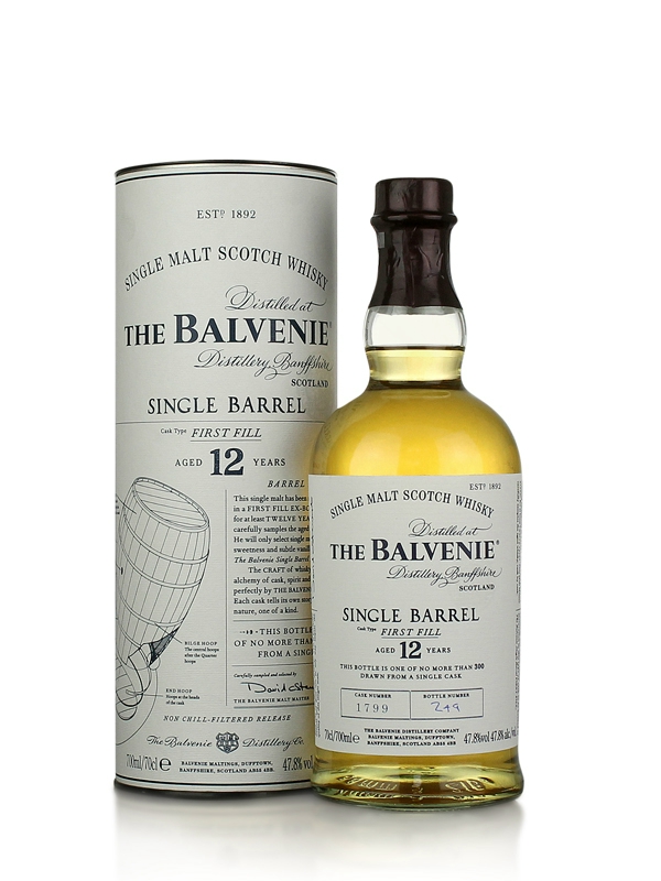 Balvenie 12 éves Single Barrel (0,7L / 47,8%)