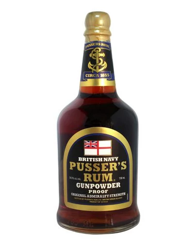 Pussers Gunpowder Proof British Navy rum (0,7L / 54,5%)