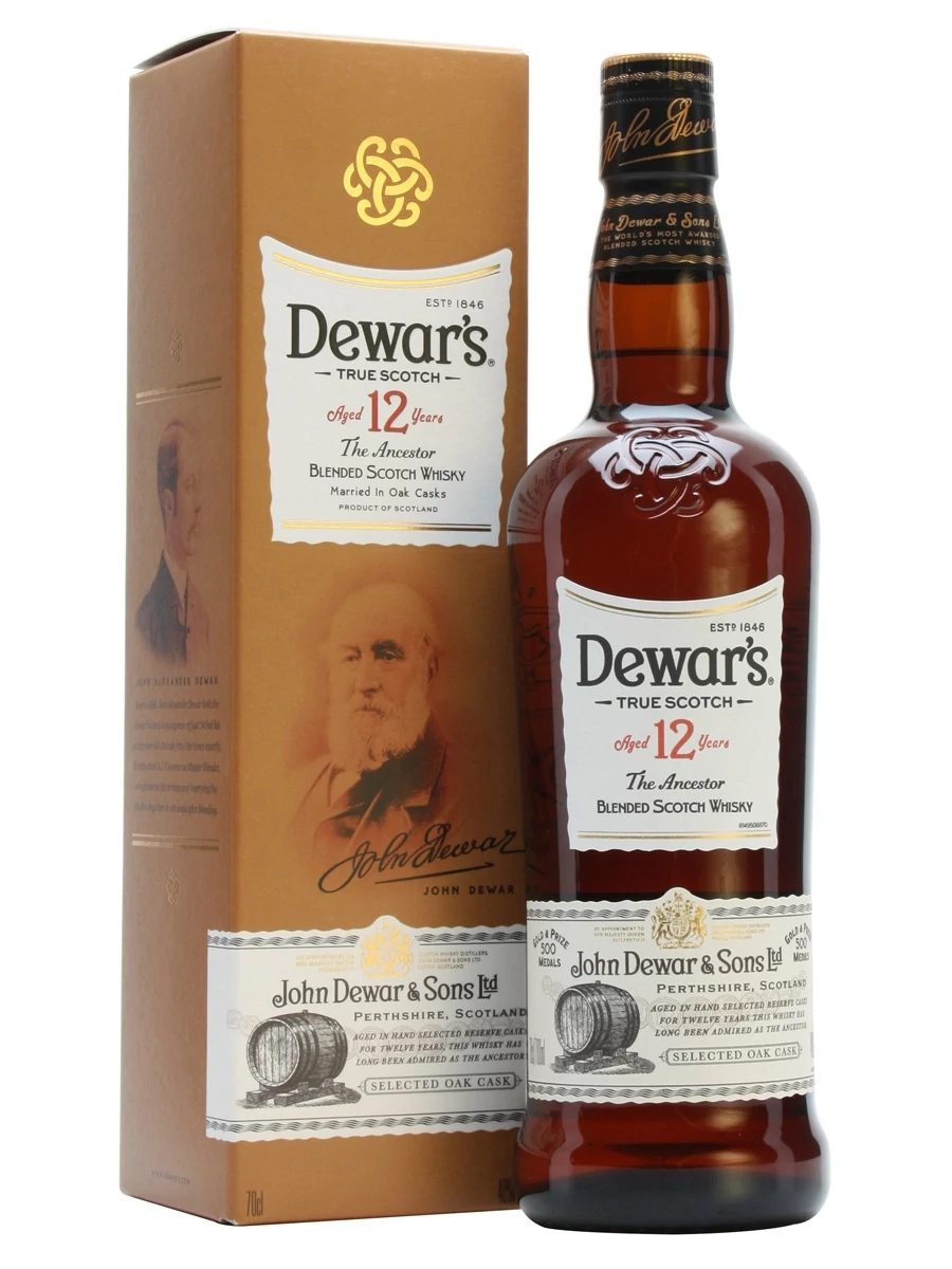 Dewars 12 éves whisky (0,7L / 40%)
