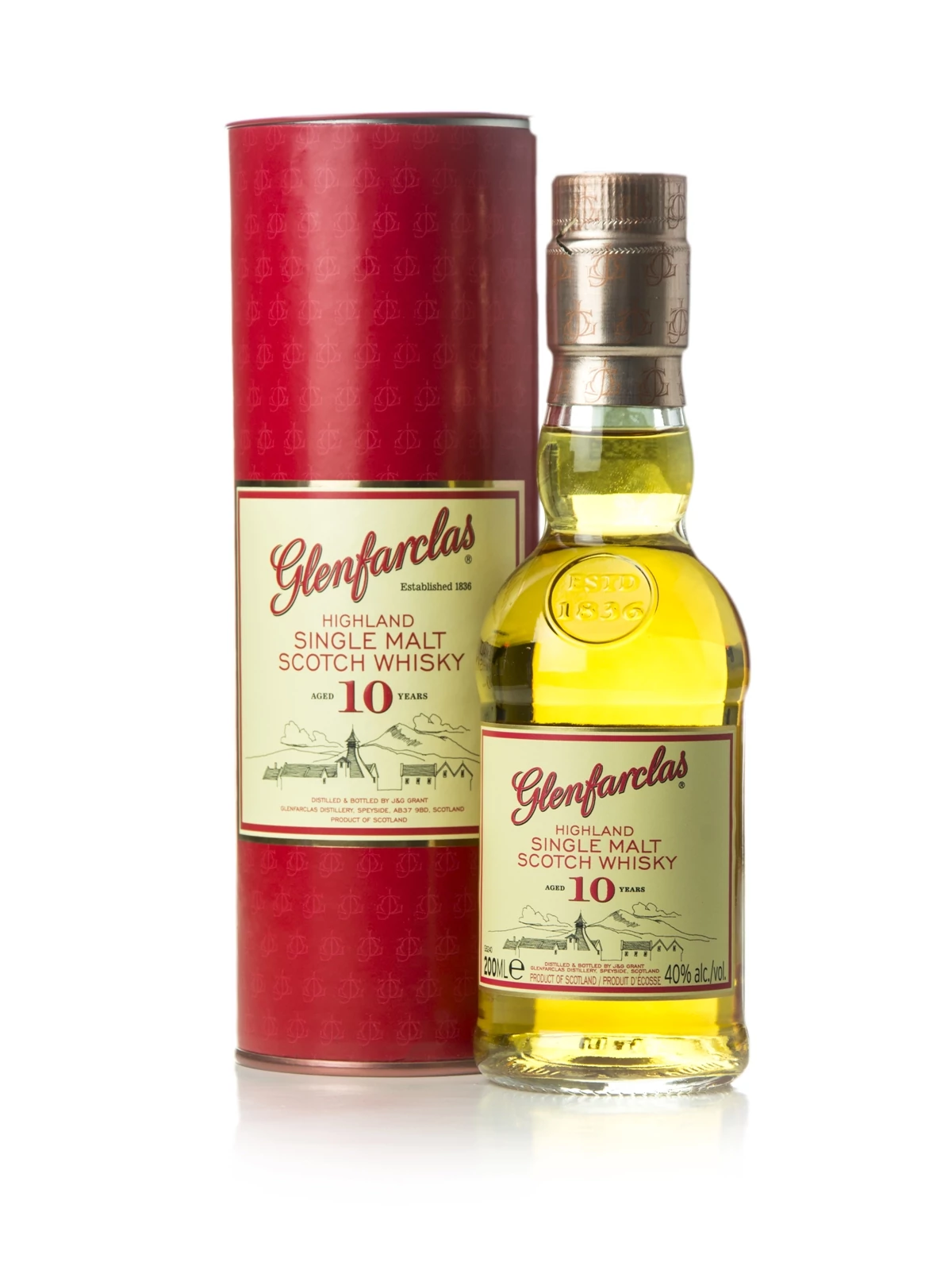 Glenfarclas 10 éves whisky (0,2L / 40%)