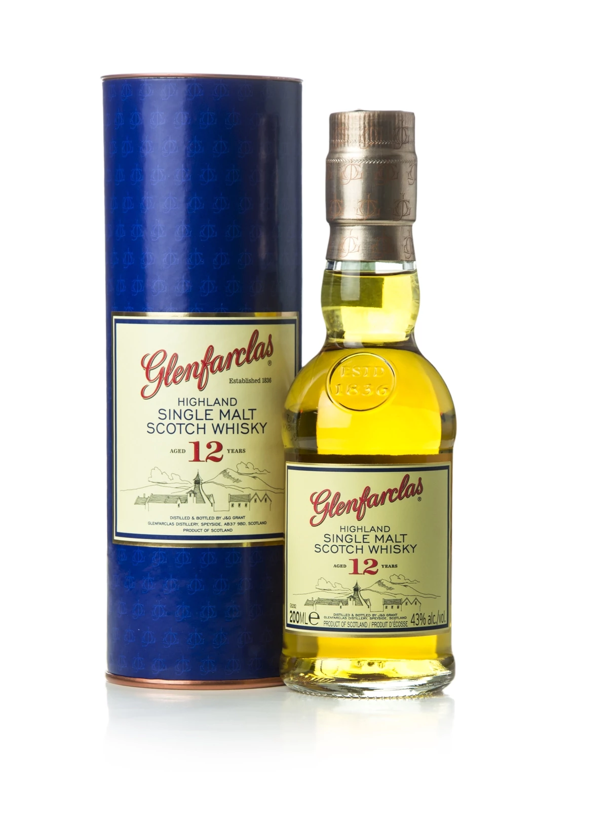 Glenfarclas 12 éves whisky (0,2L / 43%)