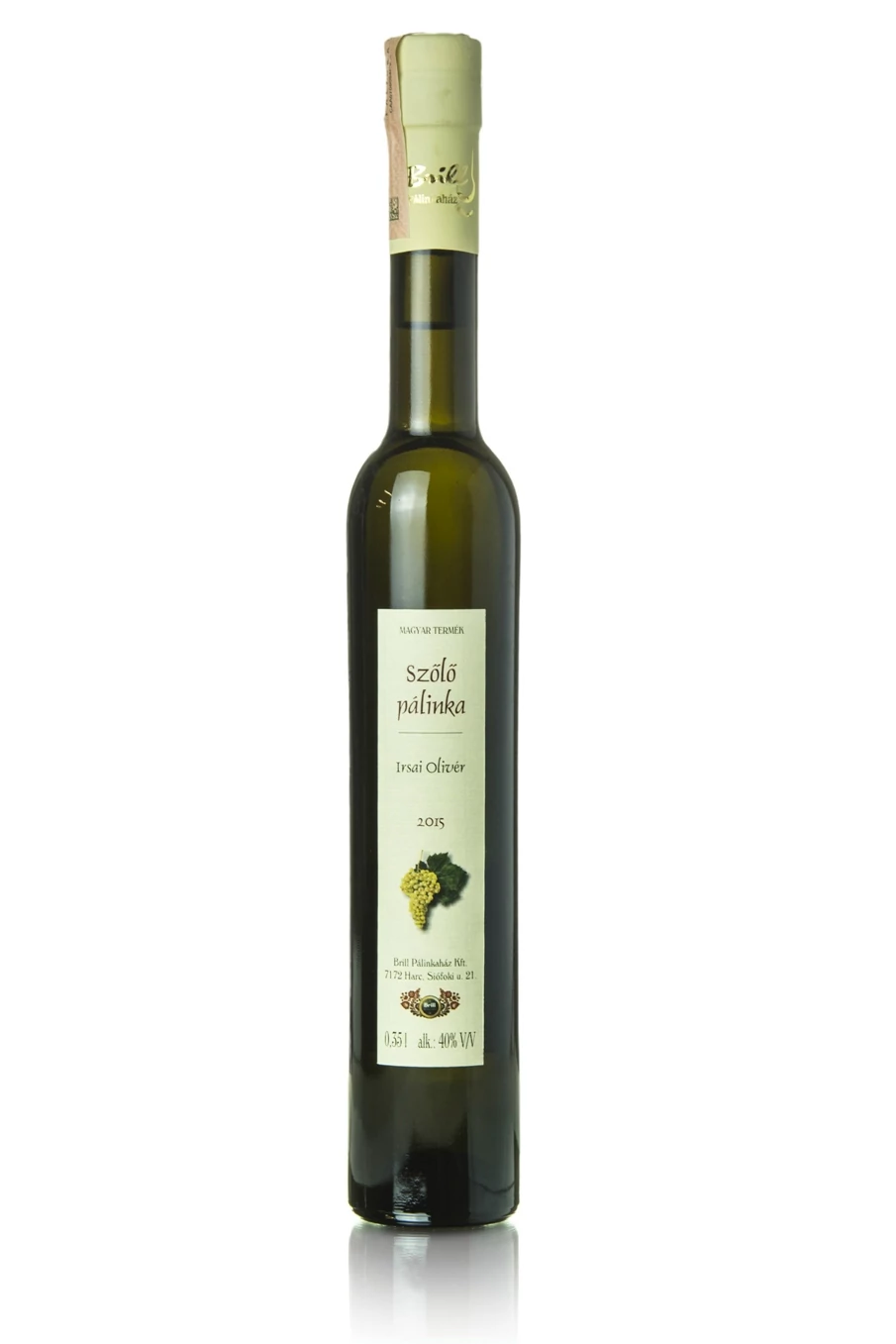 Brill Irsai Olivér Szőlőpálinka DRS (0,35L / 40%)
