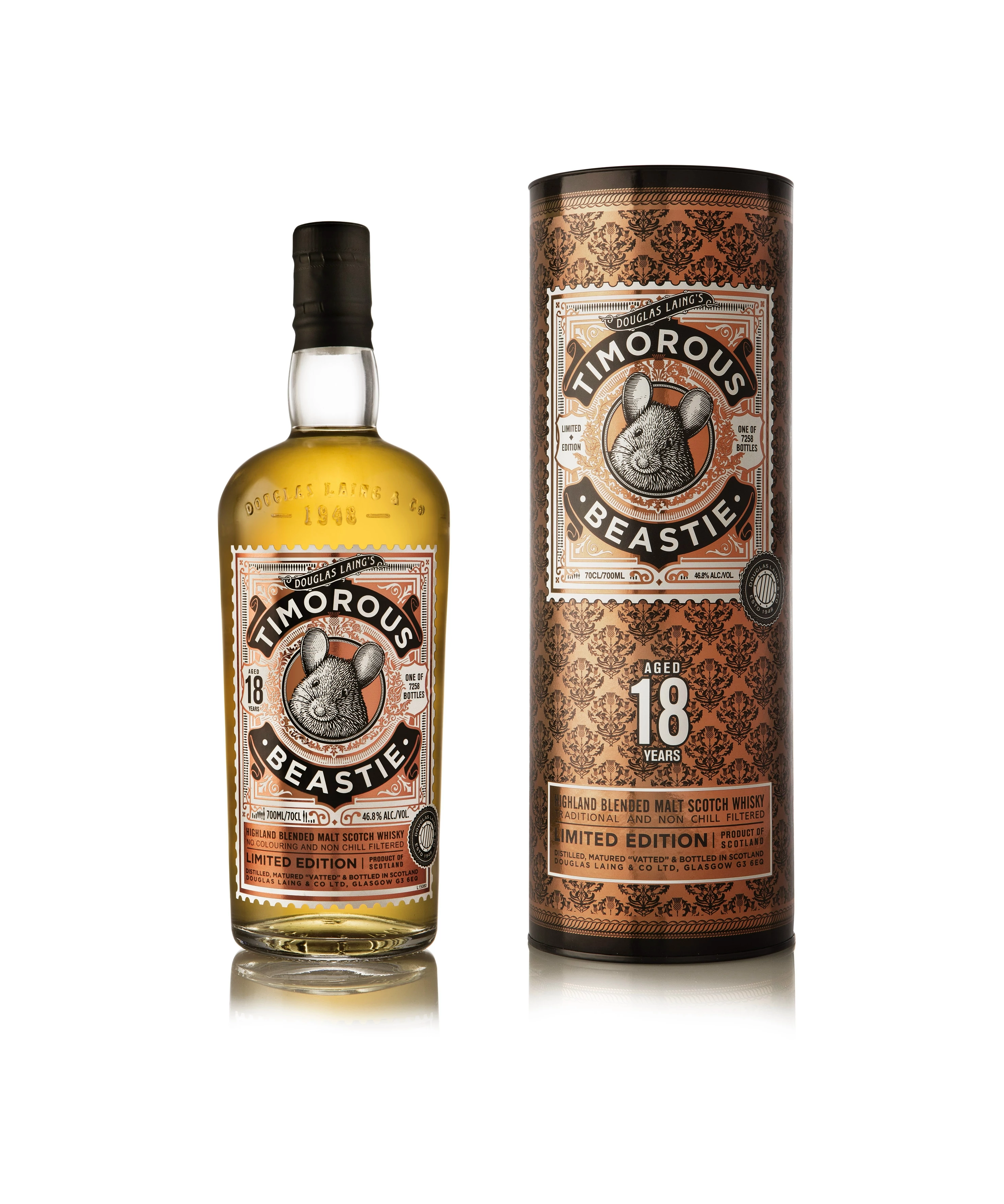 Timorous Beastie 18 éves whisky (0,7L / 46,8%)