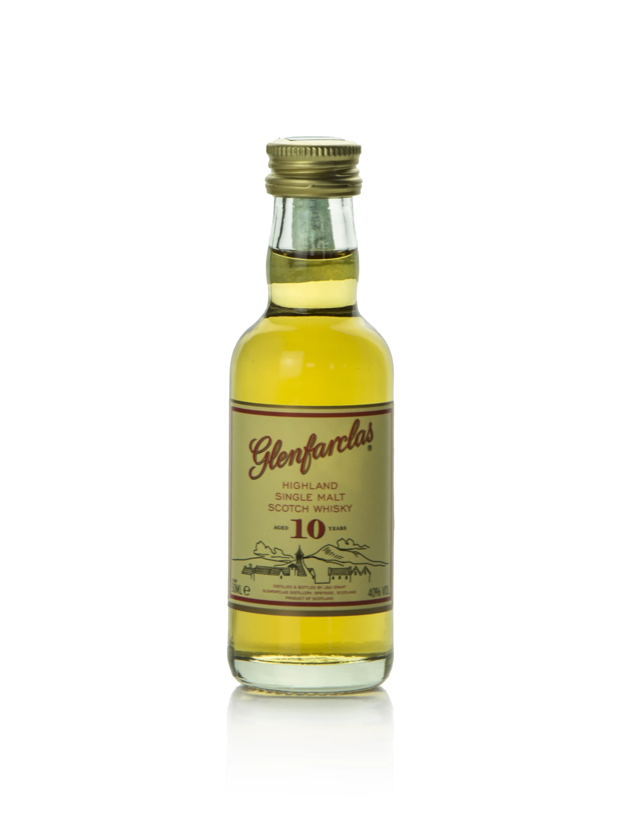 Glenfarclas 10 éves mini whisky (0,05L / 40%)