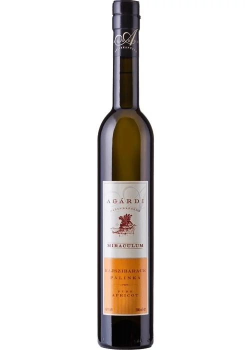 Agárdi Miraculum Kajszibarack pálinka DRS (0,5L / 40%)