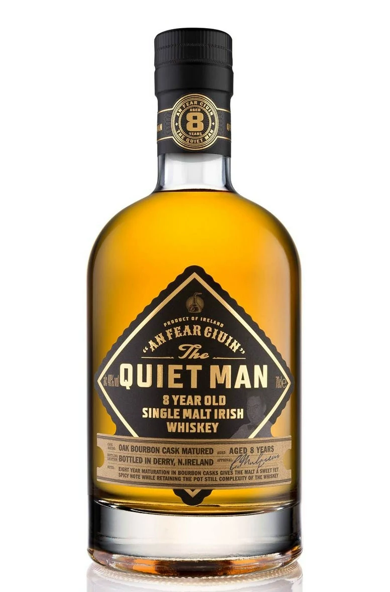 The Quiet Man Single Malt 8 éves whiskey (0,7L / 40%)