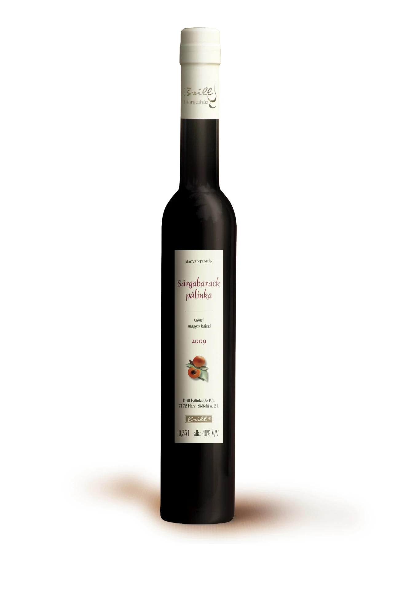 Brill Sárgabarack pálinka - Gönci DRS (0,35L / 40%)