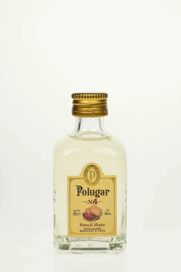 Polugar N.4 - Honey & Allspice vodka mini (0,05L / 38,5%)