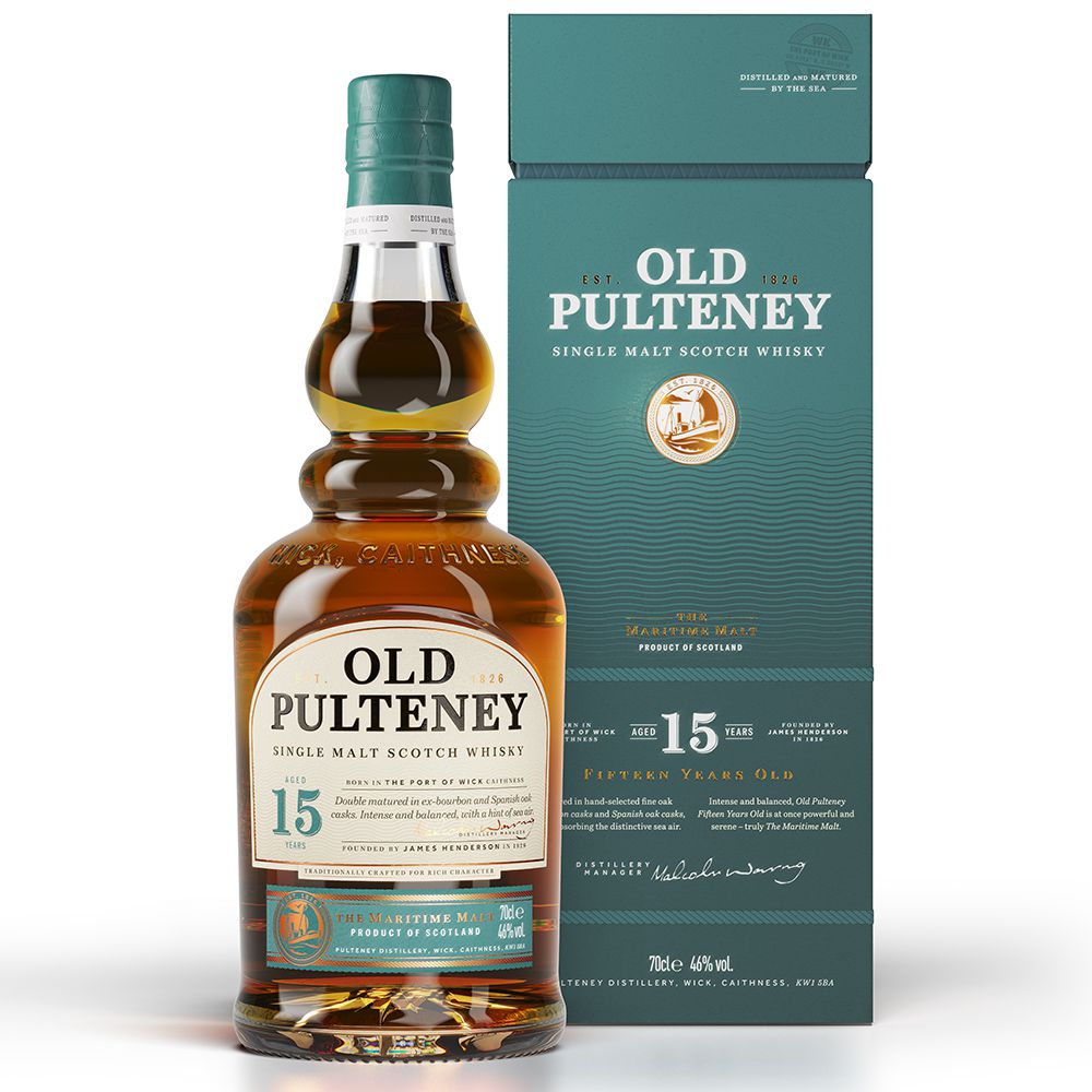 Old Pulteney 15 éves (0,7L / 46%)
