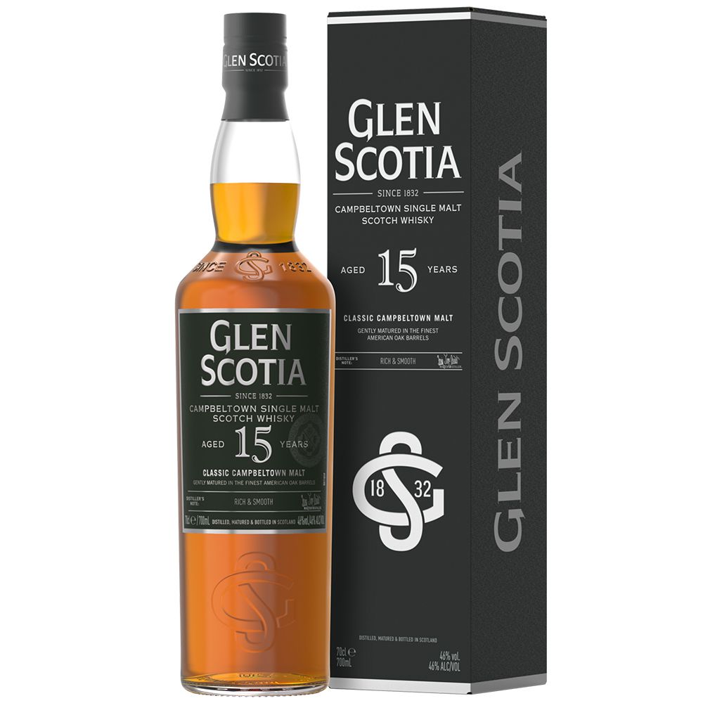 Glen Scotia 15 éves (0,7L / 46%)