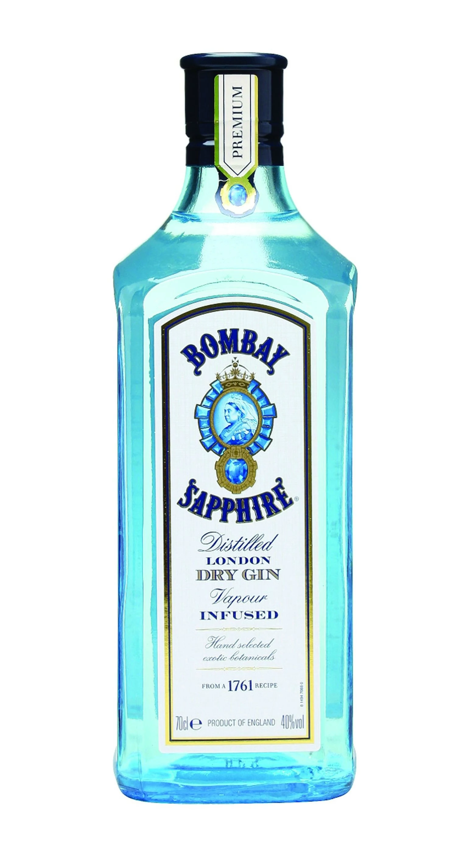 Bombay Sapphire gin DRS (1L / 40%)