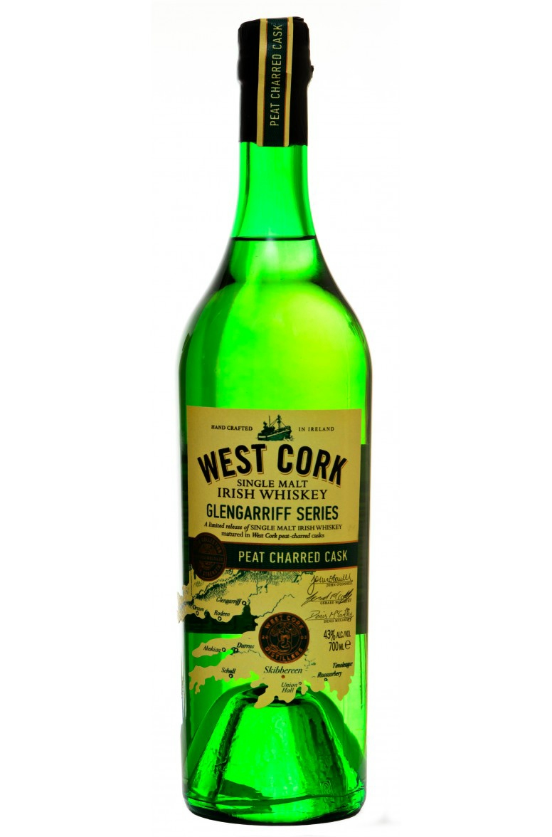 West Cork Peat Charred Cask Single Malt Glengarriff Series (0,7L / 43%)