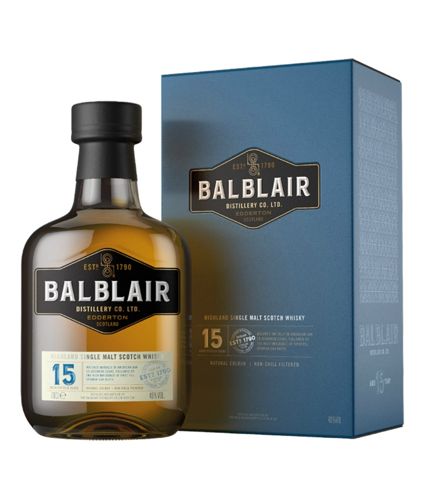 Balblair 15 éves (0,7L / 46%)