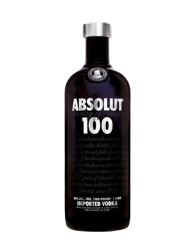 Absolut 100 vodka DRS (1L / 50%)