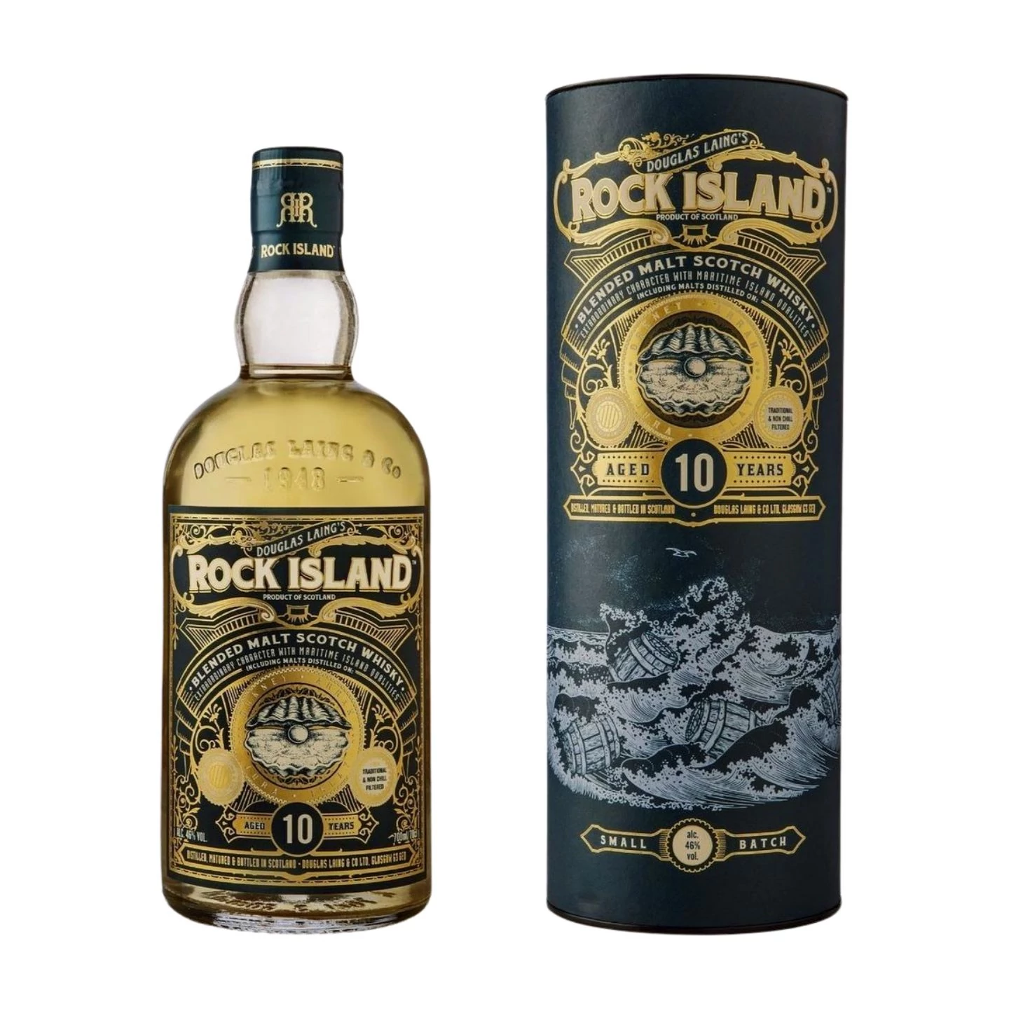 Rock Island 10 éves whisky DRS (0,7L / 46%)