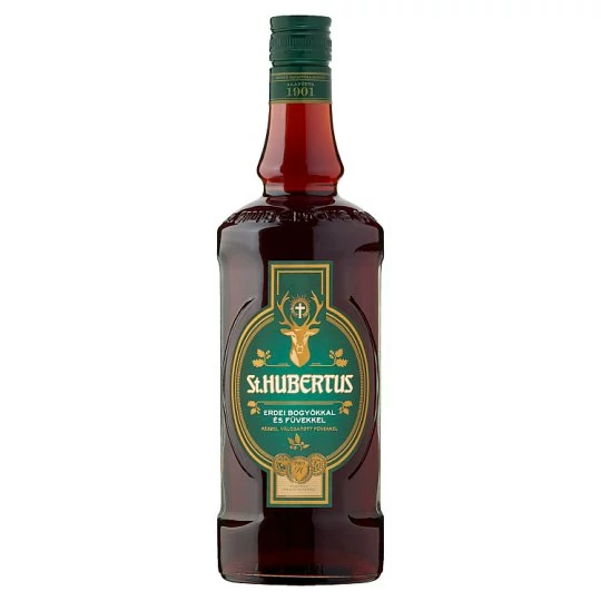 St. Hubertus erdei gyógynövénylikőr erdei bogyókkal és füvekkel (0,7L / 33%)