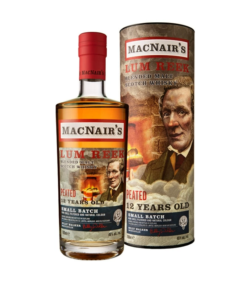 MacNair's Lum Reek 12 éves whisky (0,7L / 46%)