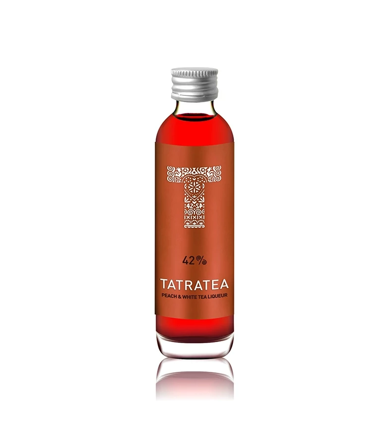 Tatratea Őszibarack ízű mini tealikőr 42% (0,04L / 42%)