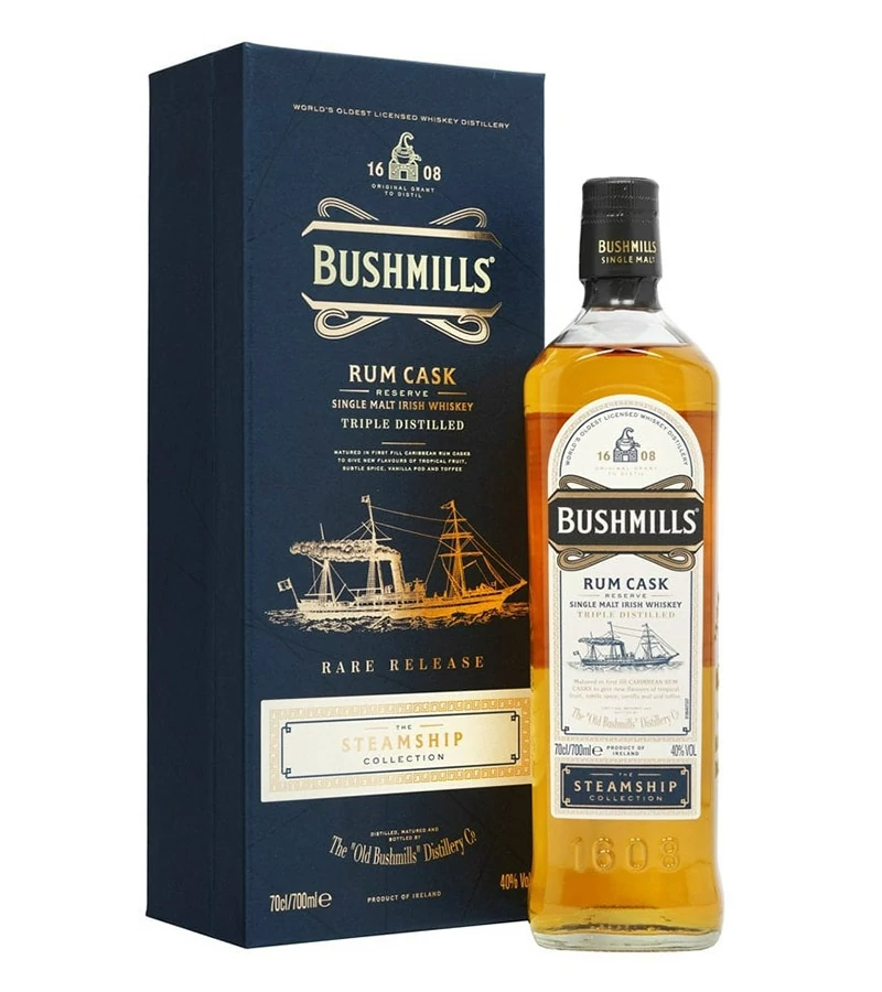 Bushmills The Steamship Collection Rum Cask Reserve whiskey DRS (0,7L / 40%)