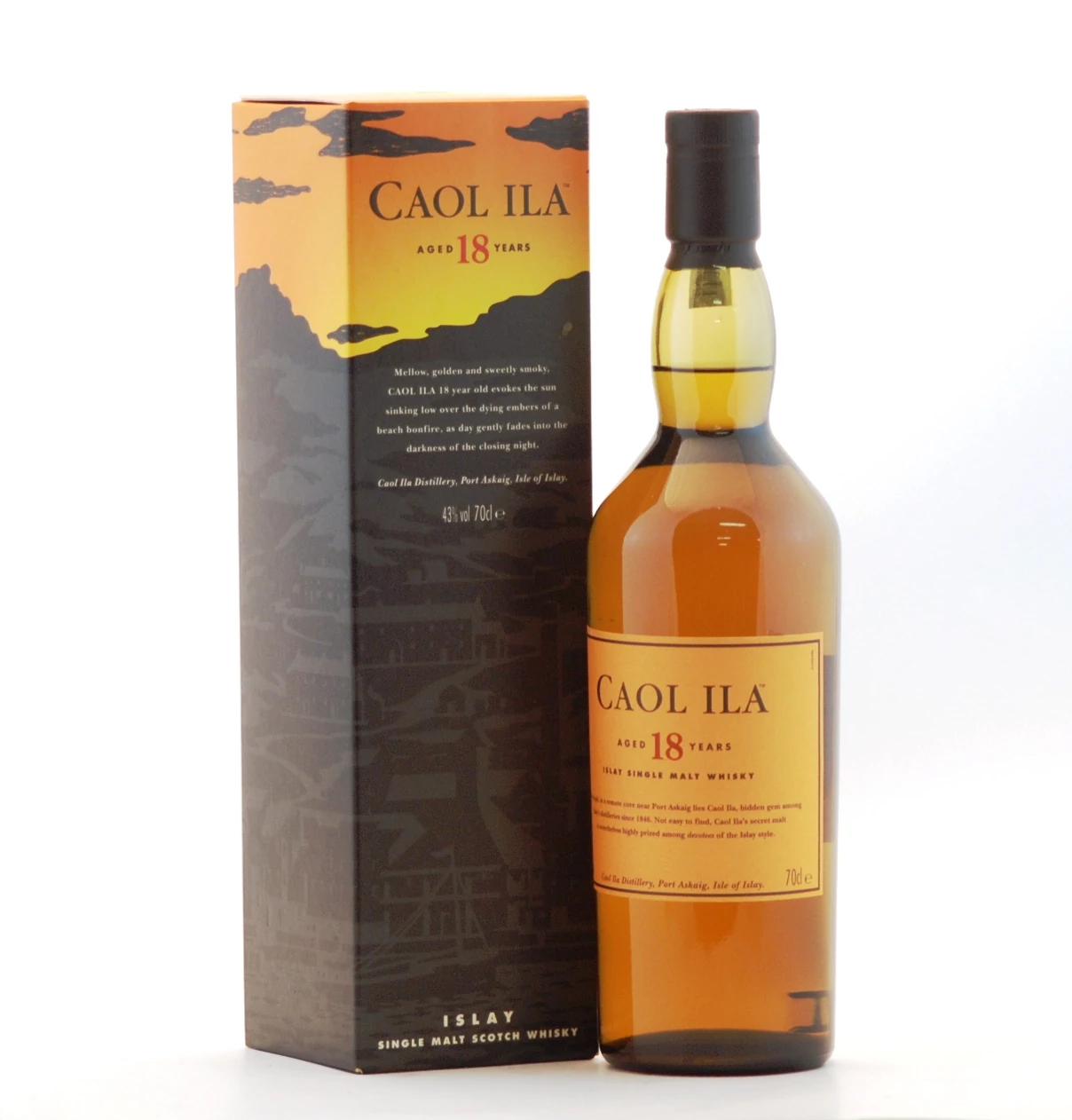 Caol Ila 18 éves Hidden Malt whisky (0,7L / 43%)
