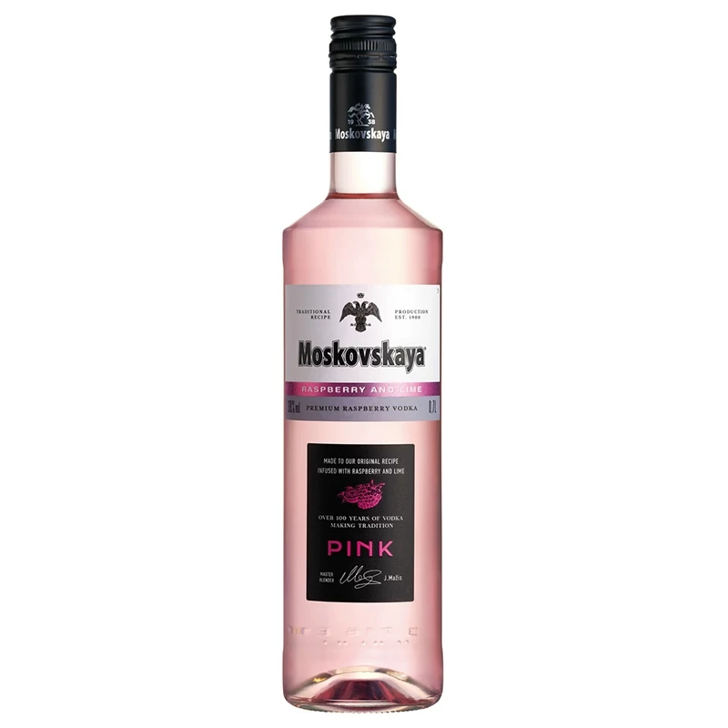 Moskovskaya Pink Raspberry Lime vodka (0,7L / 38%)