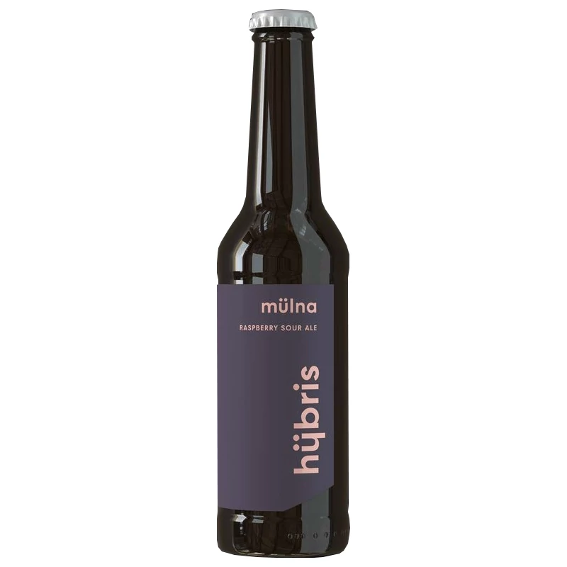 Hübris Mülna - raspberry sour ale DRS (0,33L / 3,7%)