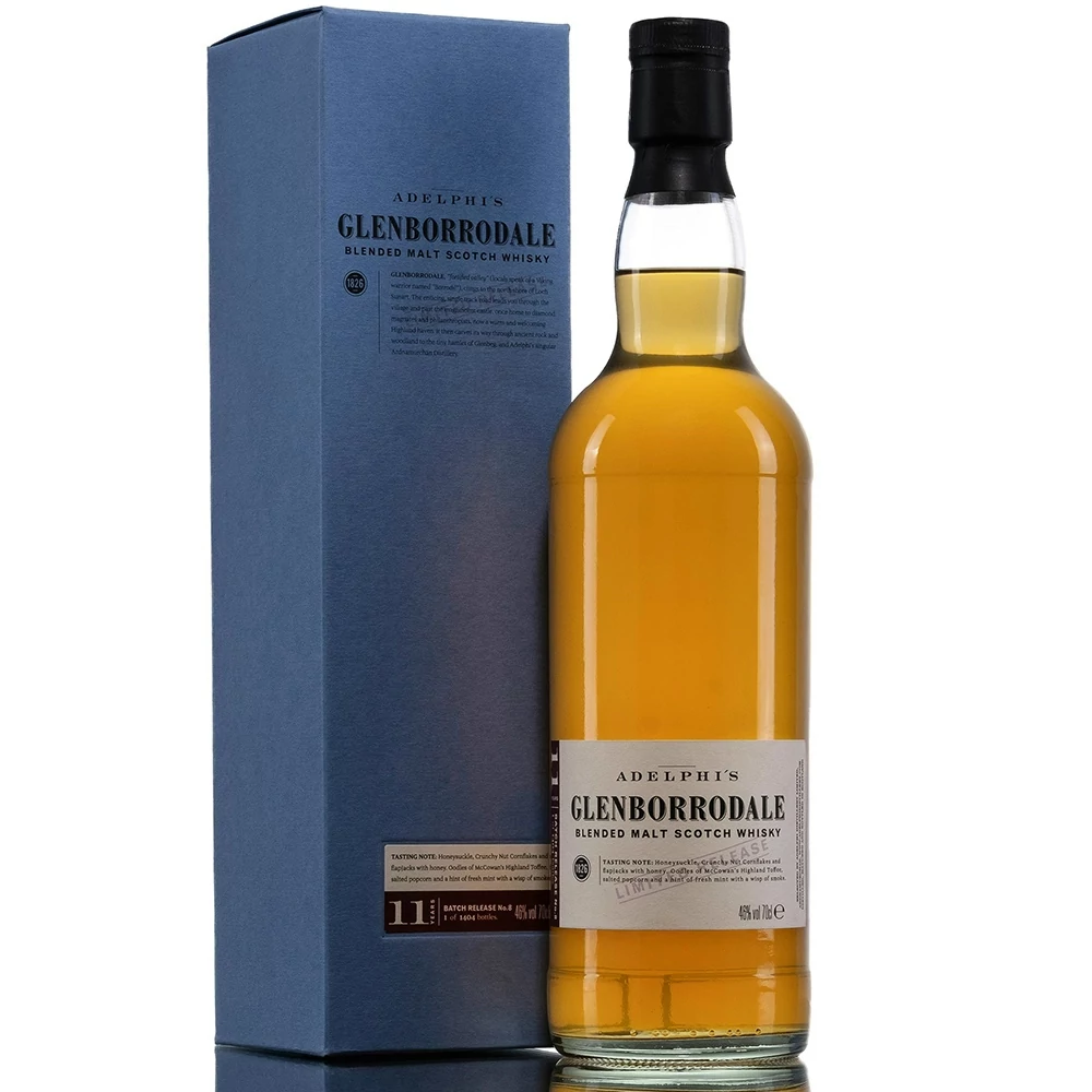 Glenborrodale 11 éves Batch 8. Adelphi whisky (0,7L / 46%)