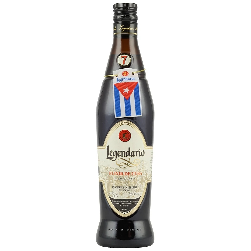 Legendario Elixir de Cuba 7 éves rum DRS (0,7L / 34%)
