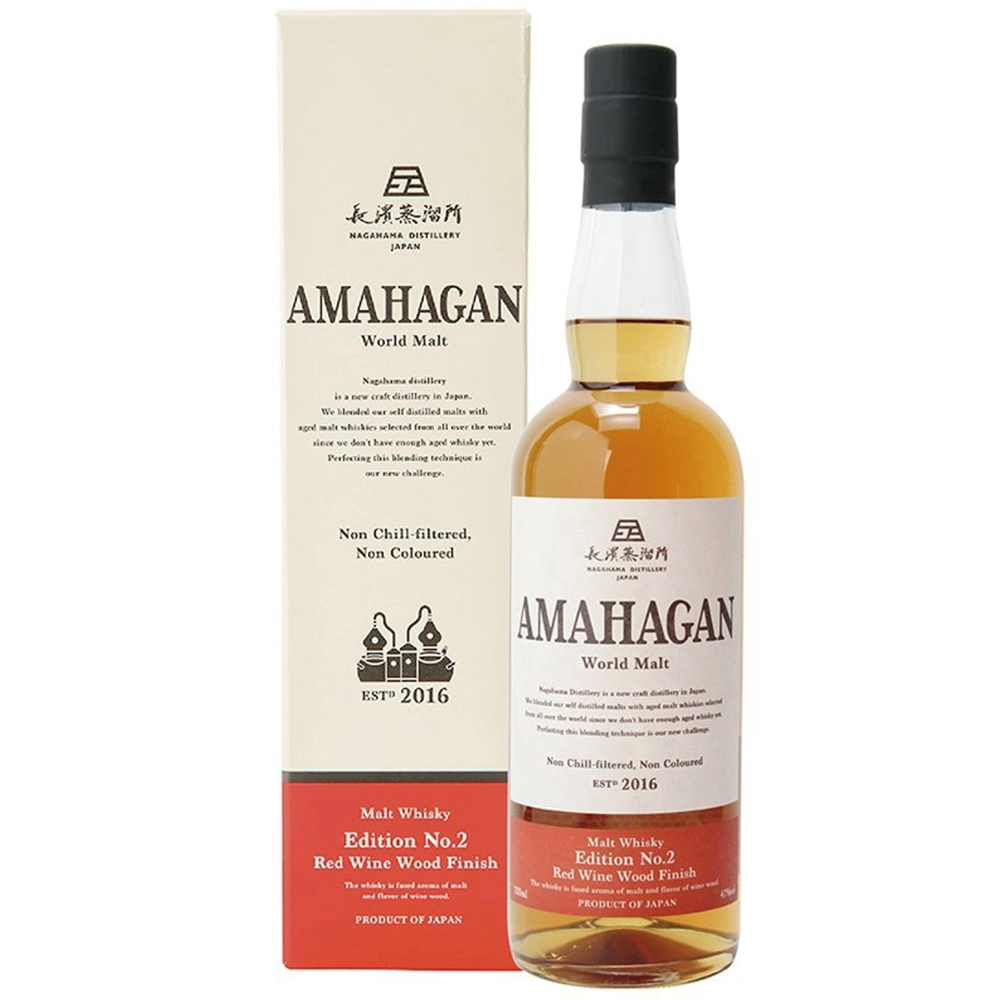 Amahagan World Malt Edition no.2 Red Wine Wood Finish (0,7L / 47%)