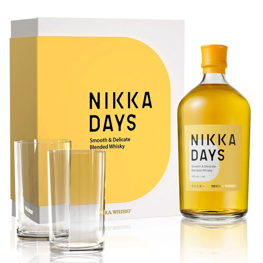 Nikka Days whisky DD 2 pohárral (0,7L / 40%)